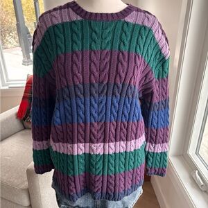 Weekend Edition Chunky Cable Knit Sweater 💜